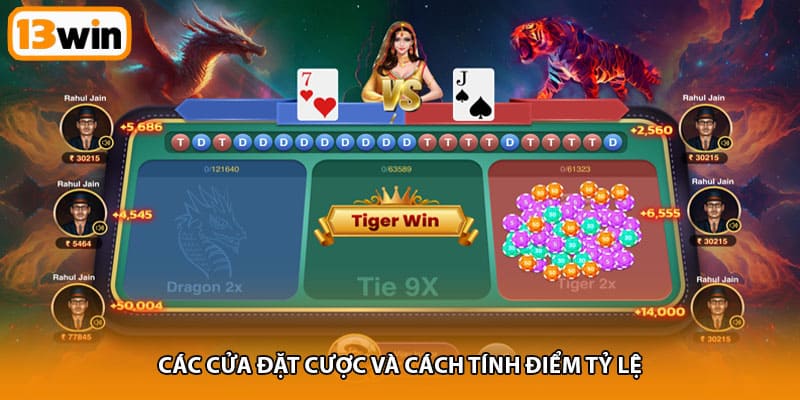 Các cửa đặt cược và cách tính điểm tỷ lệ